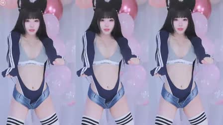 BJ汉漾连衣裙热舞加特林20250404舞蹈剪辑